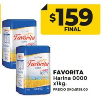 Supermayorista Vital Favorita Harina 0000 x 1kg oferta