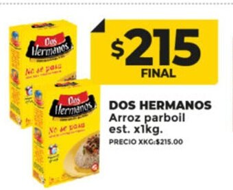Supermayorista Vital Dos Hermanos Arroz Parboil Est. x 1kg oferta