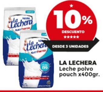Supermayorista Vital La Lechera Leche Polvo Pouch x 400gr oferta