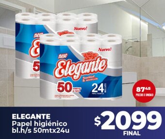 Supermayorista Vital Elegante Papel Higiénico Bl. H/S 50mt x 24u oferta