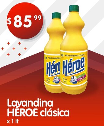 Supermercados Buenos Días Lavandina Héroe Clásica x 1lt oferta