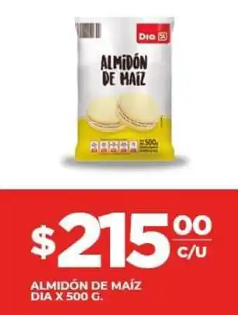 Supermercados DIA Almidón De Maíz Dia x 500g oferta