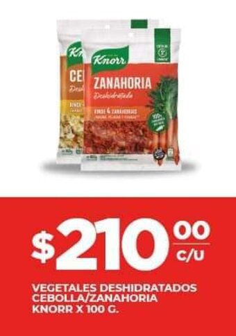 Supermercados DIA Vegetales Deshidratados Cebolla / Zanahoria Knorr x 100g oferta