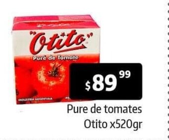 Autoservicio Capo Pure de Tomates Otito x 520gr oferta