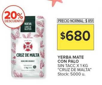 Carrefour Yerba mate con palo oferta