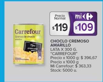 Carrefour Choclo cremoso amarillo oferta