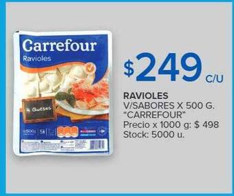 Carrefour Ravioles v-sabores oferta