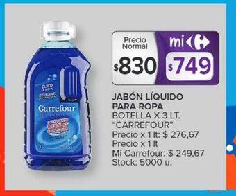 Carrefour Jabón líquido para ropa oferta