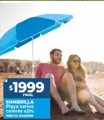 Supermayorista Vital Sombrilla playa varios colores oferta