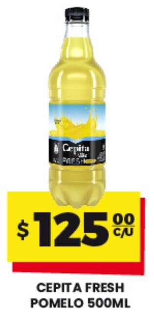 Eco Supermercados Cepita Fresh Pomelo 500 ml. oferta
