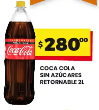 Eco Supermercados Coca-Cola Sin Azúcares Retornable 2L oferta