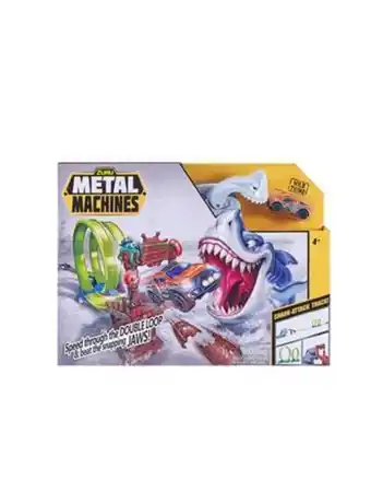 El Mundo del Juguete Pista metal machines tiburon oferta