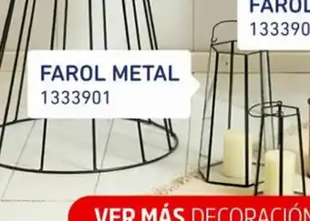 Easy Farol Metal 1333901 oferta