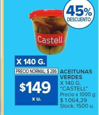 Carrefour Aceitunas verdes oferta