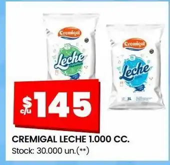 Changomas Leche cremigal 1000cc oferta