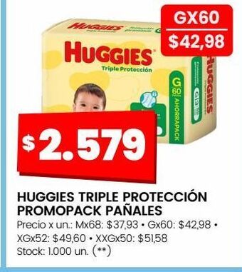 Changomas Pañales huggies oferta