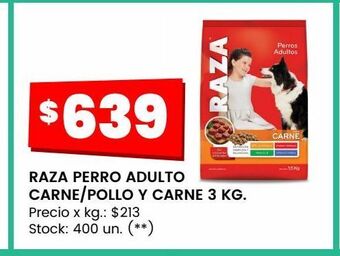 Changomas Alimento para perros raza 3kg oferta