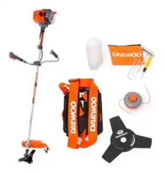 Frávega Desmalezadora daewoo 52cc d520 eco profesional de 1,9hp + cuchilla tanza arnes oferta