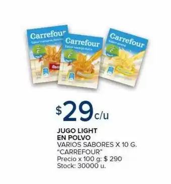 Carrefour Express Jugo light en polvo oferta