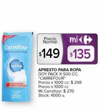 Carrefour Express Apresto para ropa oferta