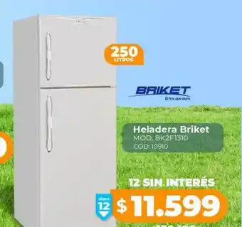 Heladera briket