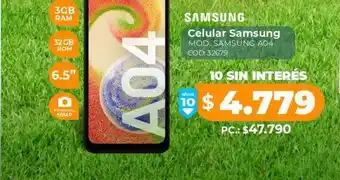 Maxi Hogar Celular samsung oferta