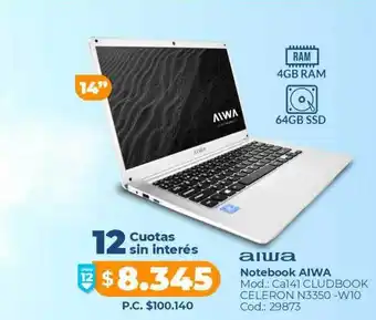 Notebook aiwa
