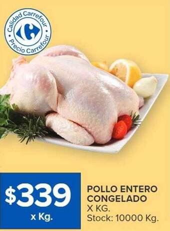 Carrefour Market Pollo entero congelado oferta