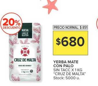 Carrefour Market Yerba mate con palo oferta