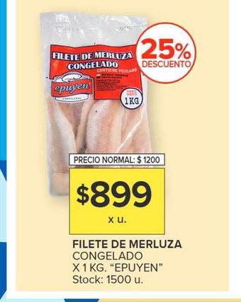 Carrefour Market Filete de merluza congelado oferta