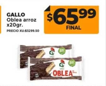 Supermayorista Vital Gallo oblea arroz oferta