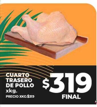 Supermayorista Vital Cuarto trasero de pollo oferta