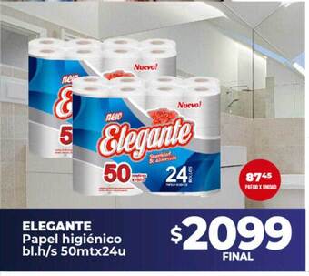 Supermayorista Vital Elegante papel higienico oferta