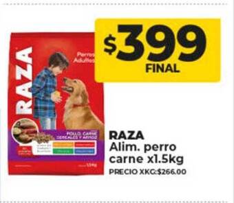 Supermayorista Vital Raza alim. perro carne oferta