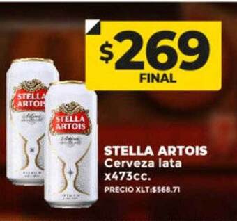 Supermayorista Vital Stella artois cerveza lata oferta