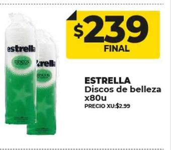 Supermayorista Vital Estrella discos de belleza oferta