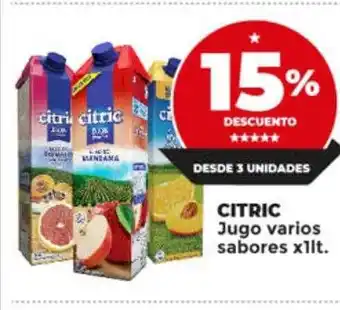 Supermayorista Vital Citric jugo varios sabores oferta