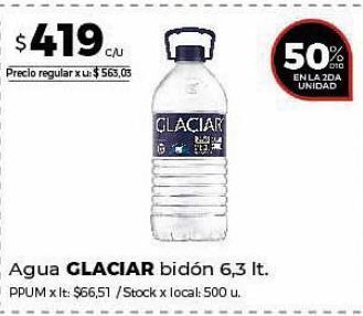 Disco Agua glaciar bidón 6,3lt oferta