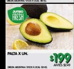 Jumbo Palta x un oferta