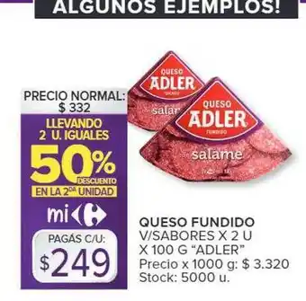 Carrefour Market Queso fundido oferta