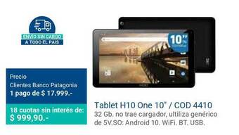 Tablet H10 One 10'' Cod 4410