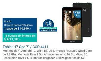 Tablet H7 One 7'' Cod 4411