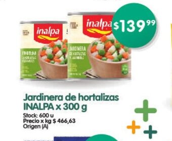Supermercados Buenos Días Jardinera De Hortalizas Inalpa x 300g oferta