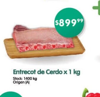 Supermercados Buenos Días Entrecot de Cerdo x 1 kg oferta