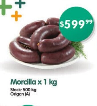Supermercados Buenos Días Morcilla x 1kg oferta
