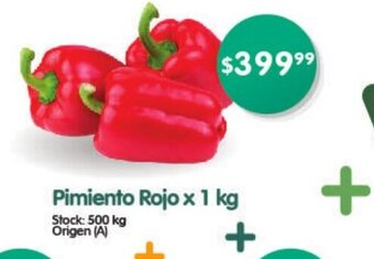 Supermercados Buenos Días Pimiento Rojo x 1kg oferta