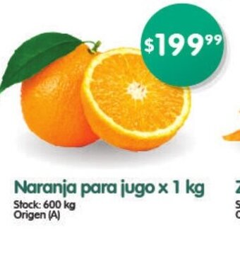 Supermercados Buenos Días Naranja Para Jugo x 1 kg oferta