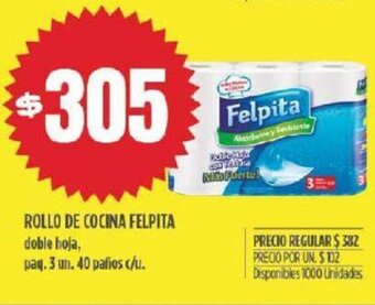 Supermercados Vea Rollo de Cocina Felpita oferta