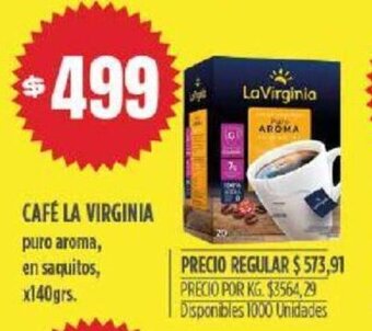Supermercados Vea Café La Virginia oferta