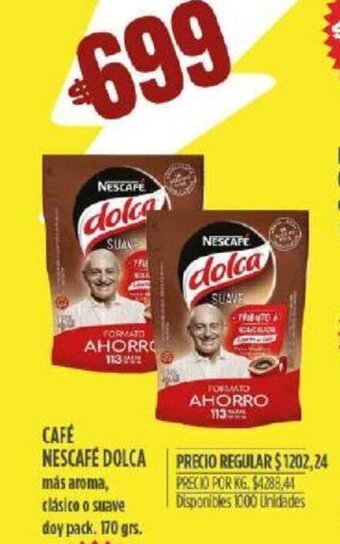 Supermercados Vea Café Nescafé Dolca oferta